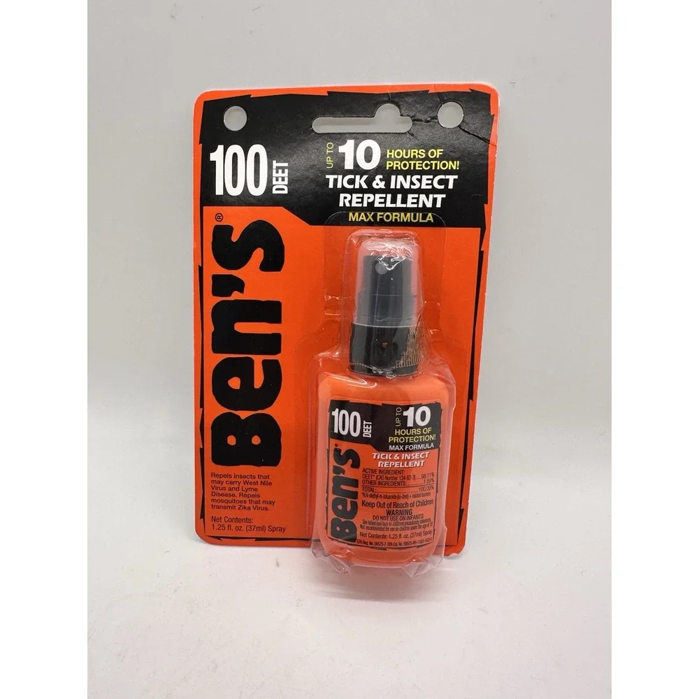 Zevo On-Body Mosquito Tick Spray 6oz + Ben's 100 DEET Repellent‎ Lot New Sealed